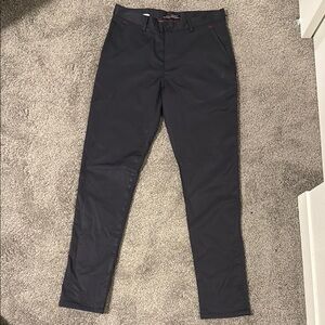 Mens Dark Blue Slim Fit Pants